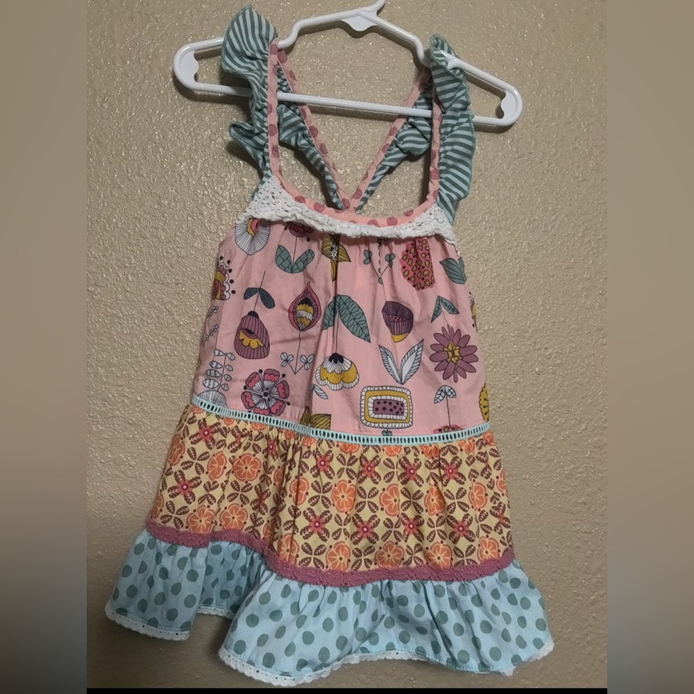 Matilda Jane Pink and Green Patterned
